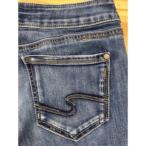 Silver Suki Slim Bootcut Jeans W32/L31 Stretch - Picture 10 of 12